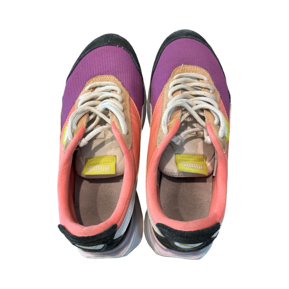 Puma Cruise Rider Silk Road Womens Sneakers Purple Coral Black 375072-05 Size 8 - Picture 5 of 7